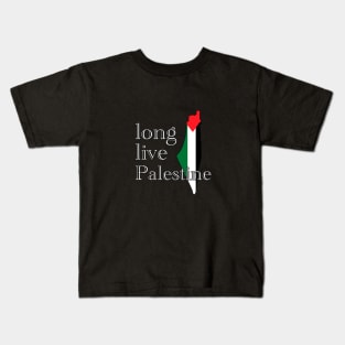 long live Palestine! Kids T-Shirt